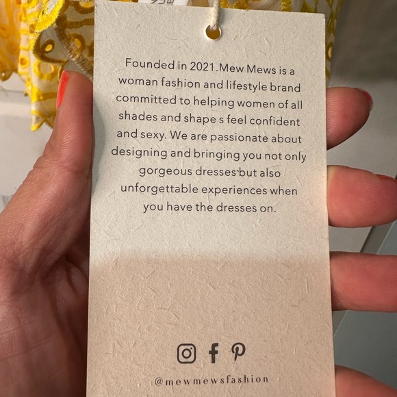 Yellow Princess Ruffle Cutout Mini Dress - Picture 6 of 7